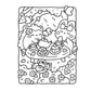 Cozy Springtime Glow-In-The-Dark Coloring