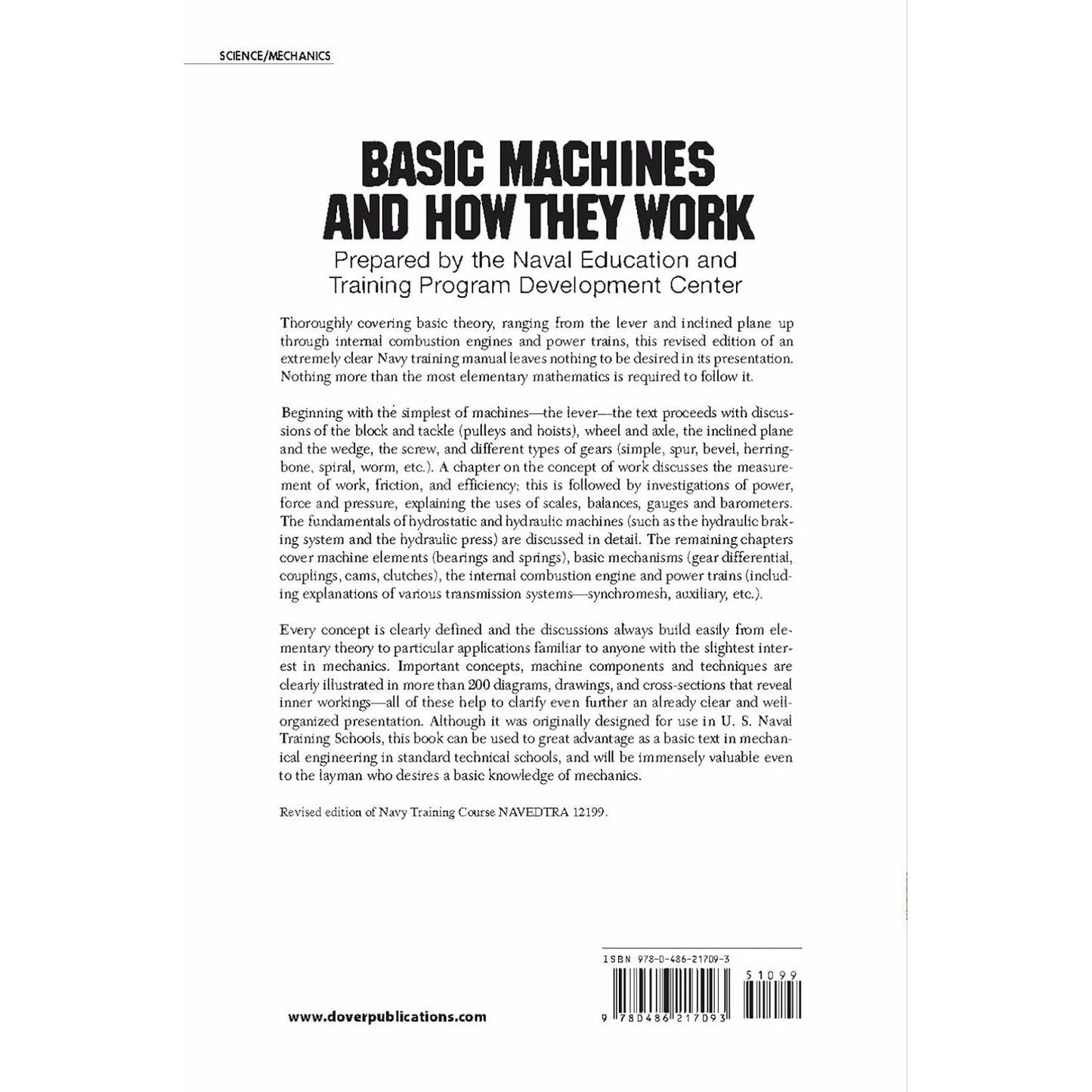 Basic Machines and How They Work (Revised)