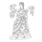 Creative Haven Victorian Gowns Coloring Book