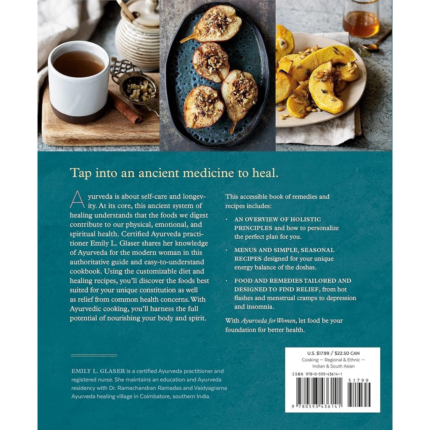 Ayurveda for Women: The Power of Food as Medicine with Recipes for Health and Wellness (Spiral Bound)