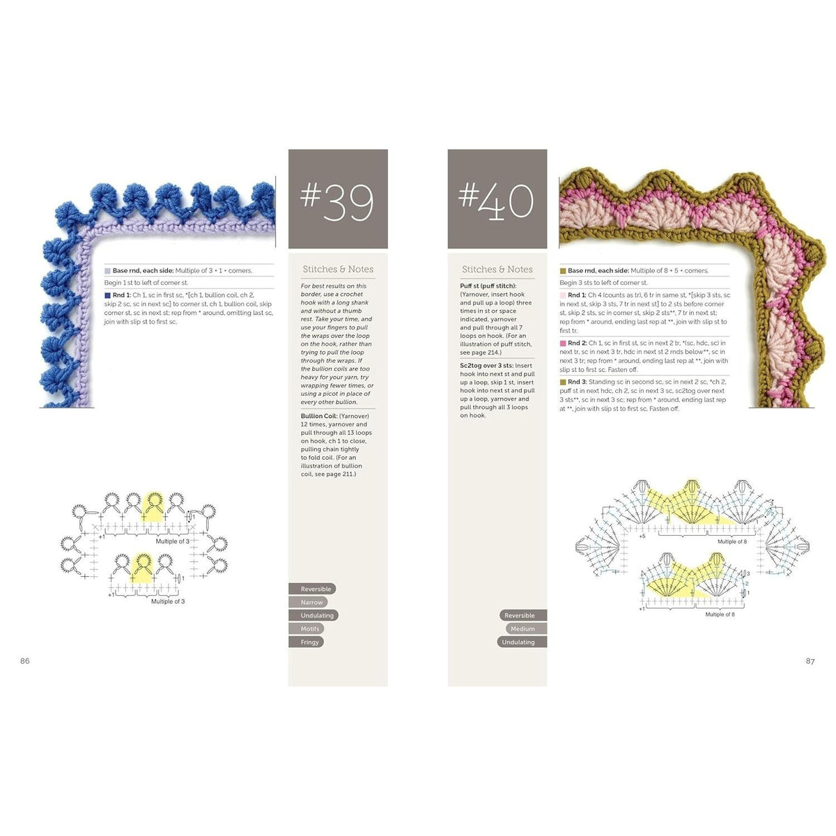 Every Which Way Crochet Borders: 139 Patterns for Customized Edgings (Spiral Bound)
