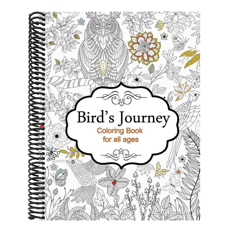 Bird's Journey - Coloring Book for all ages