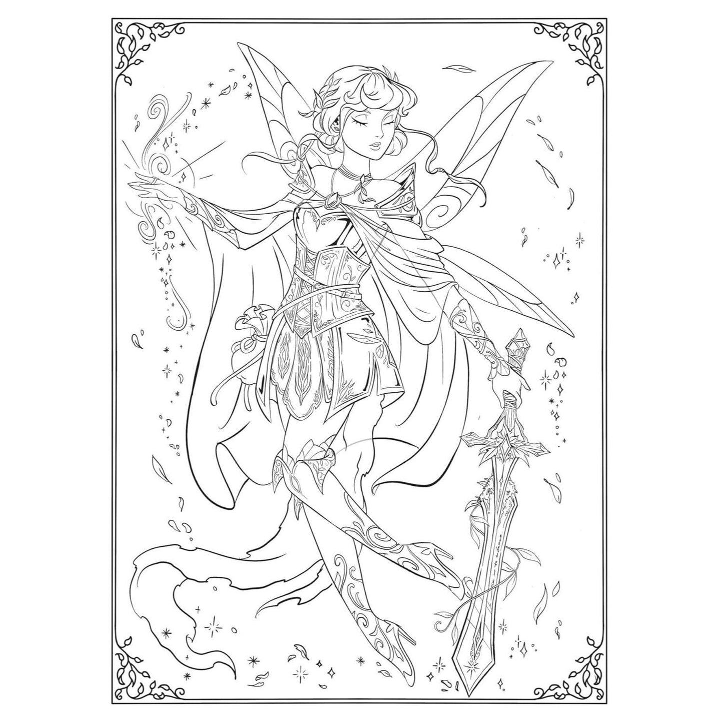The Knights of Tayrealm Coloring Book