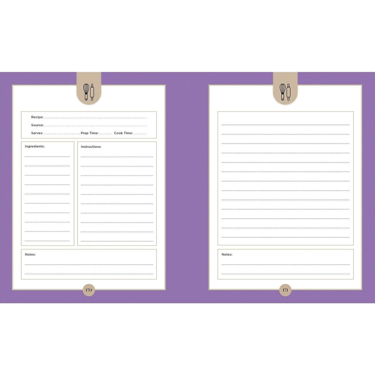 My Family Favorites Recipe Journal: A Blank Keepsake Journal