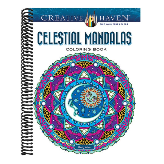 Creative Haven Celestial Mandalas Coloring Book