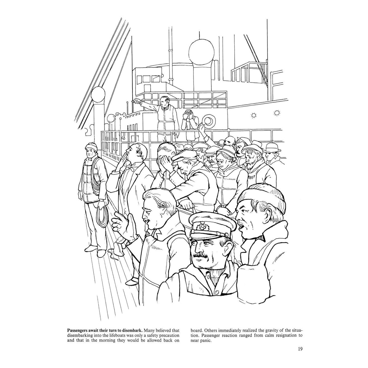The Titanic Coloring Book