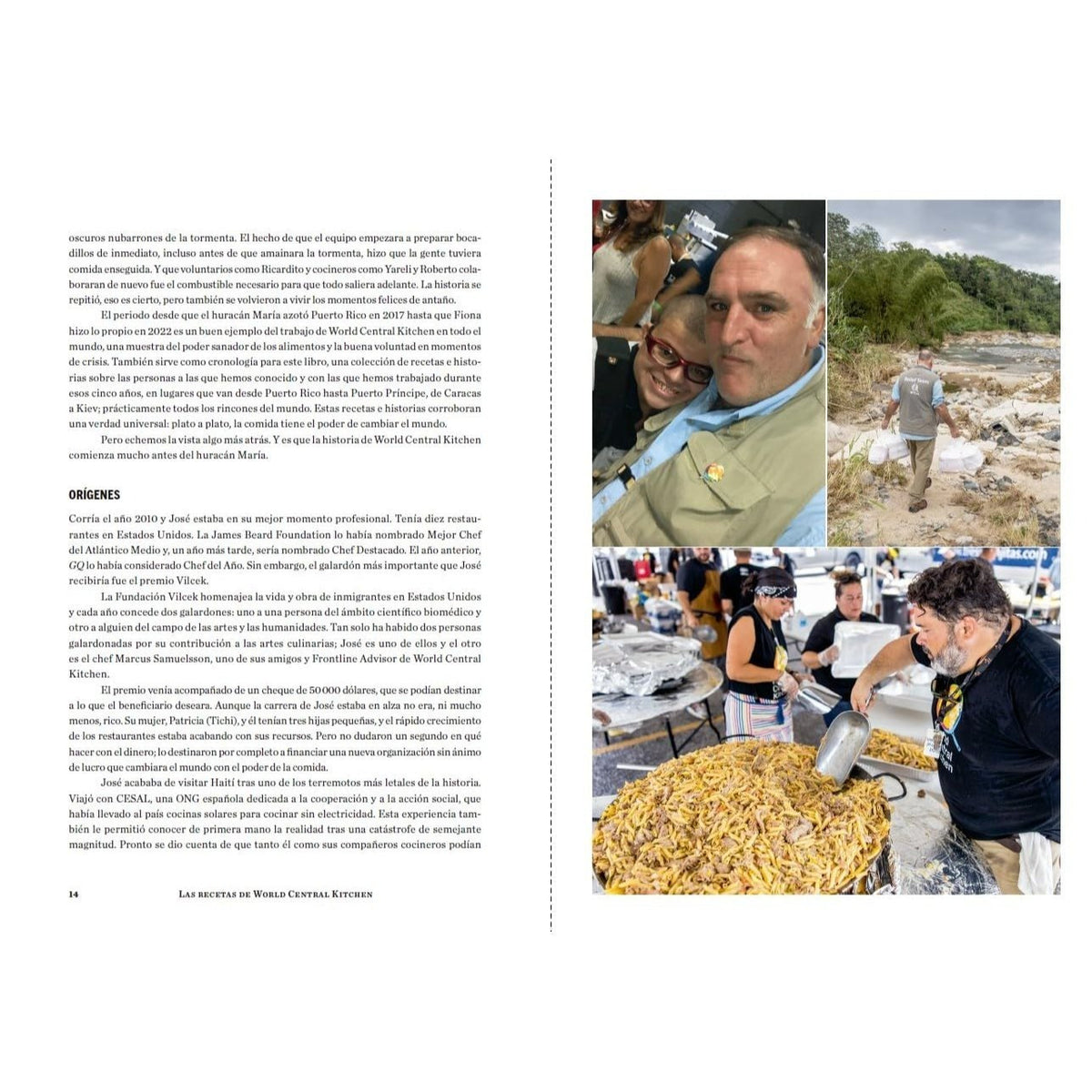 Las Recetas de World Central Kitchen: Para Alimentar La Humanidad Y La Esperanza / The World Central Kitchen Cookbook