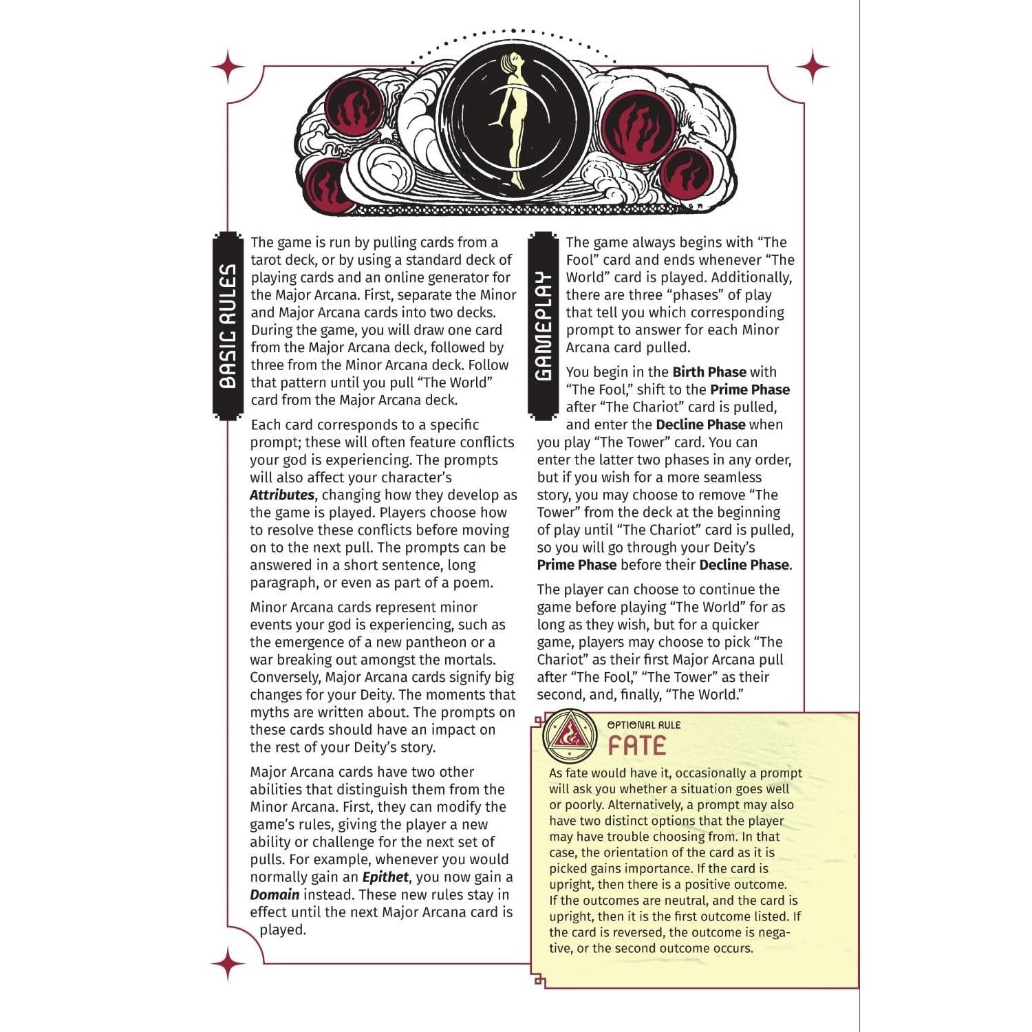 Deify: A Mythical Solo Role-Playing Game