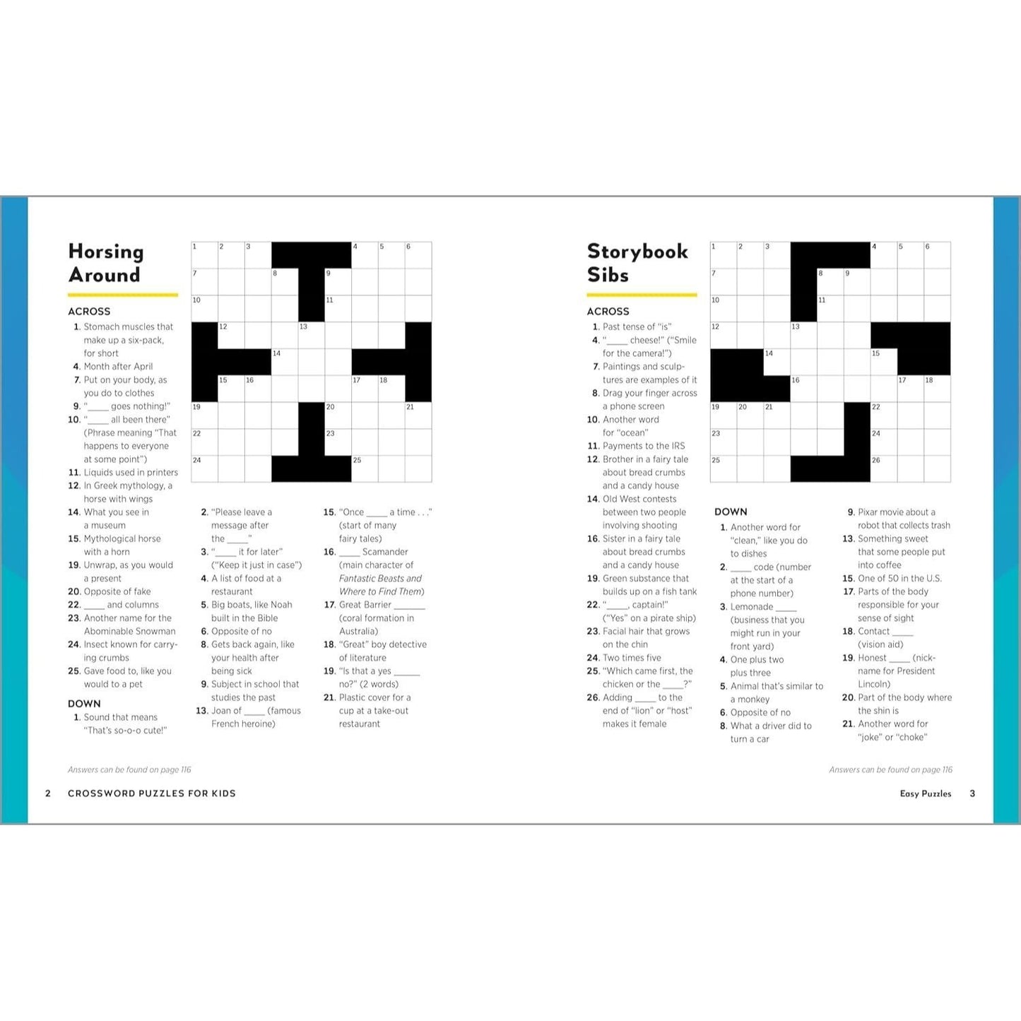 Crossword Puzzles for Kids: A Fun and Challenging Puzzle Book