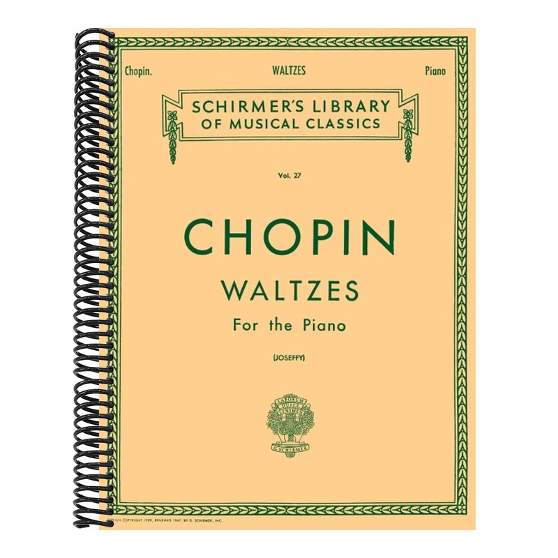 Chopin Waltzes for the Piano Schirmer Library of Classics Volume 27 15 Romantic Period Piano Waltzes for Advanced Players and Music Enthusiasts Classi