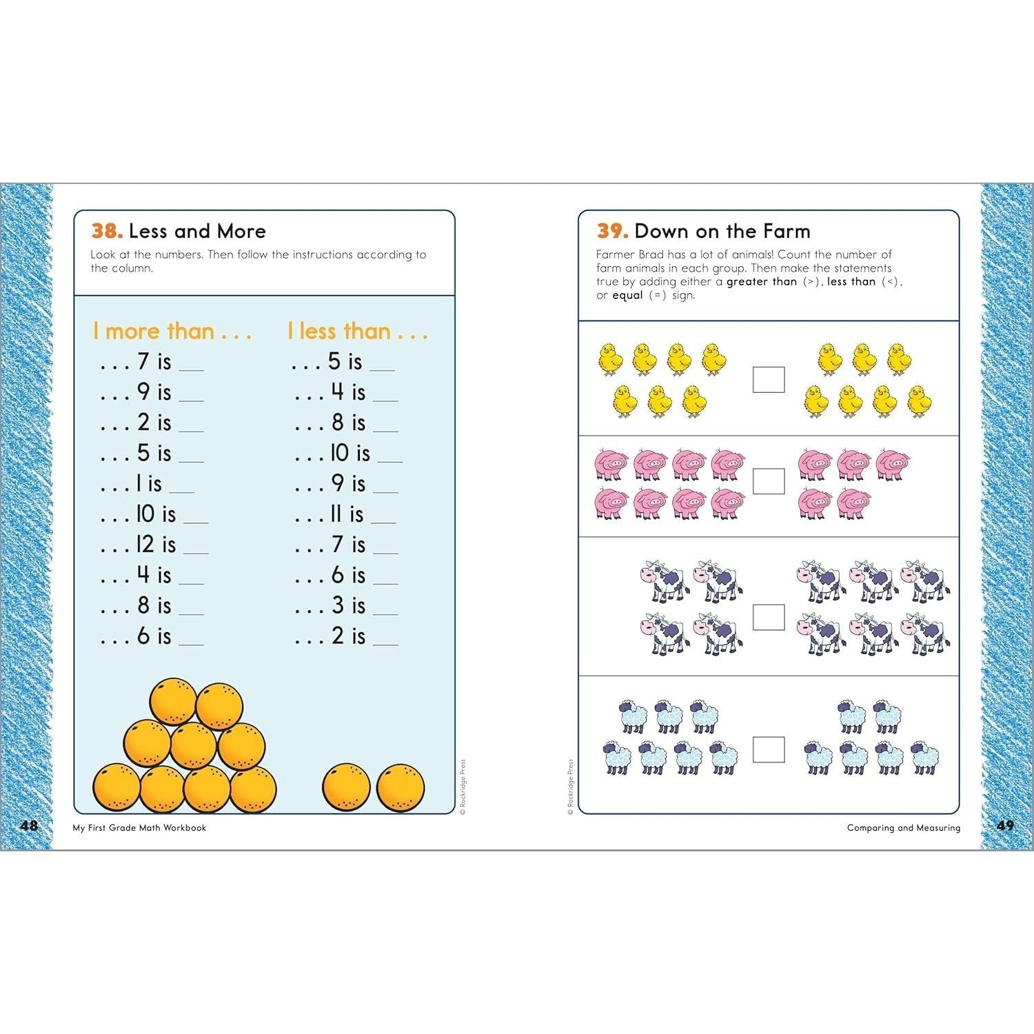 My First Grade Math Workbook: 101 Games & Activities to Support First Grade Math Skills