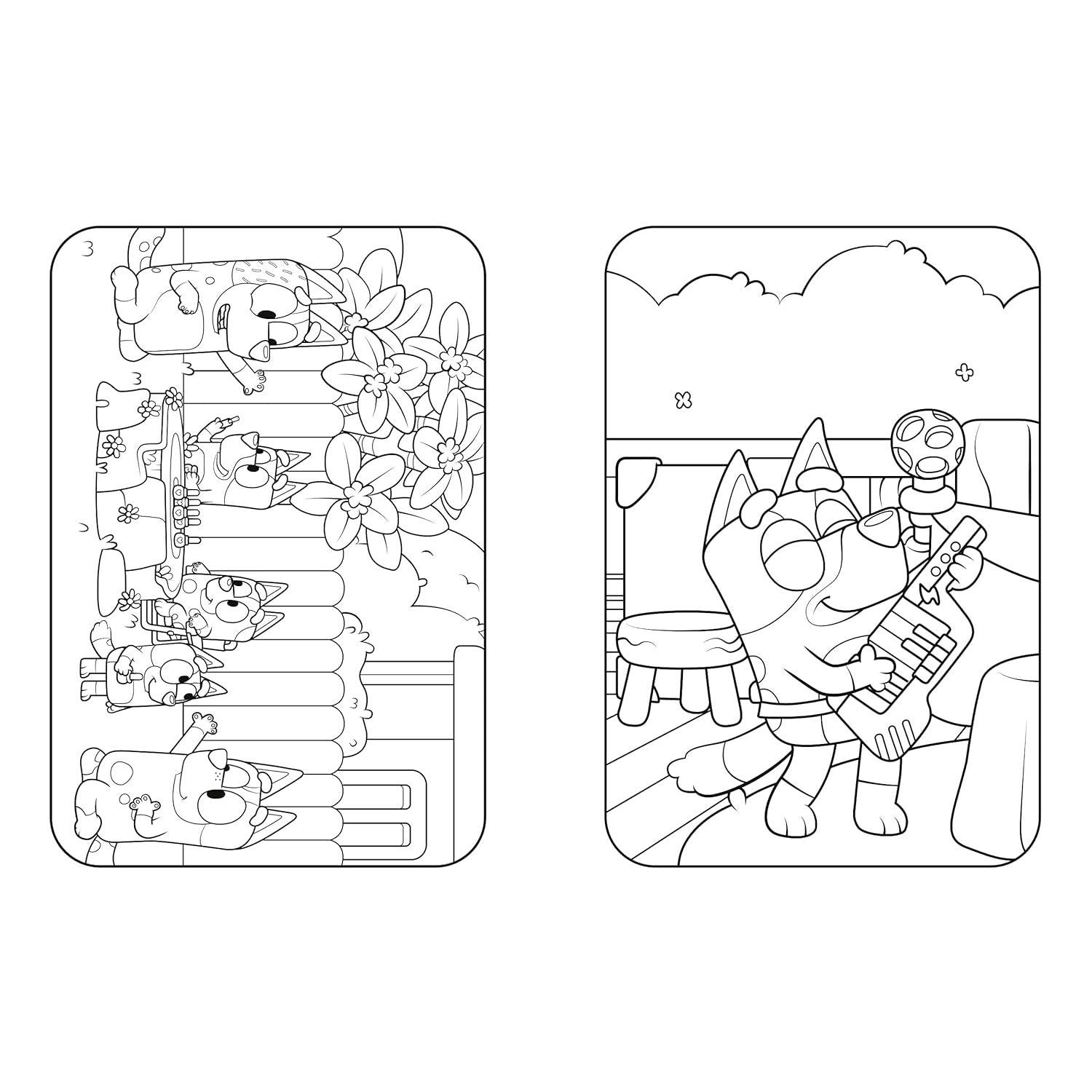 Bluey: Fun and Games: A Coloring Book | Spiraled by Spiraling Freedom® (Spiral Bound)