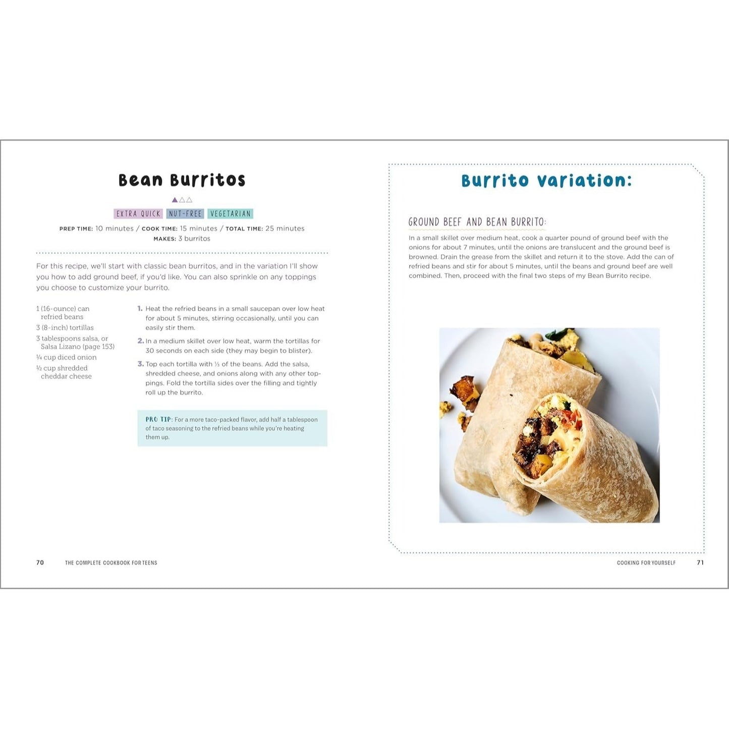 The Complete Cookbook for Teens: 120+ Recipes to Level Up Your Kitchen Game (Spiral Bound)