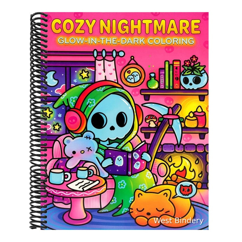 Cozy Nightmare Glow-In-The-Dark Coloring