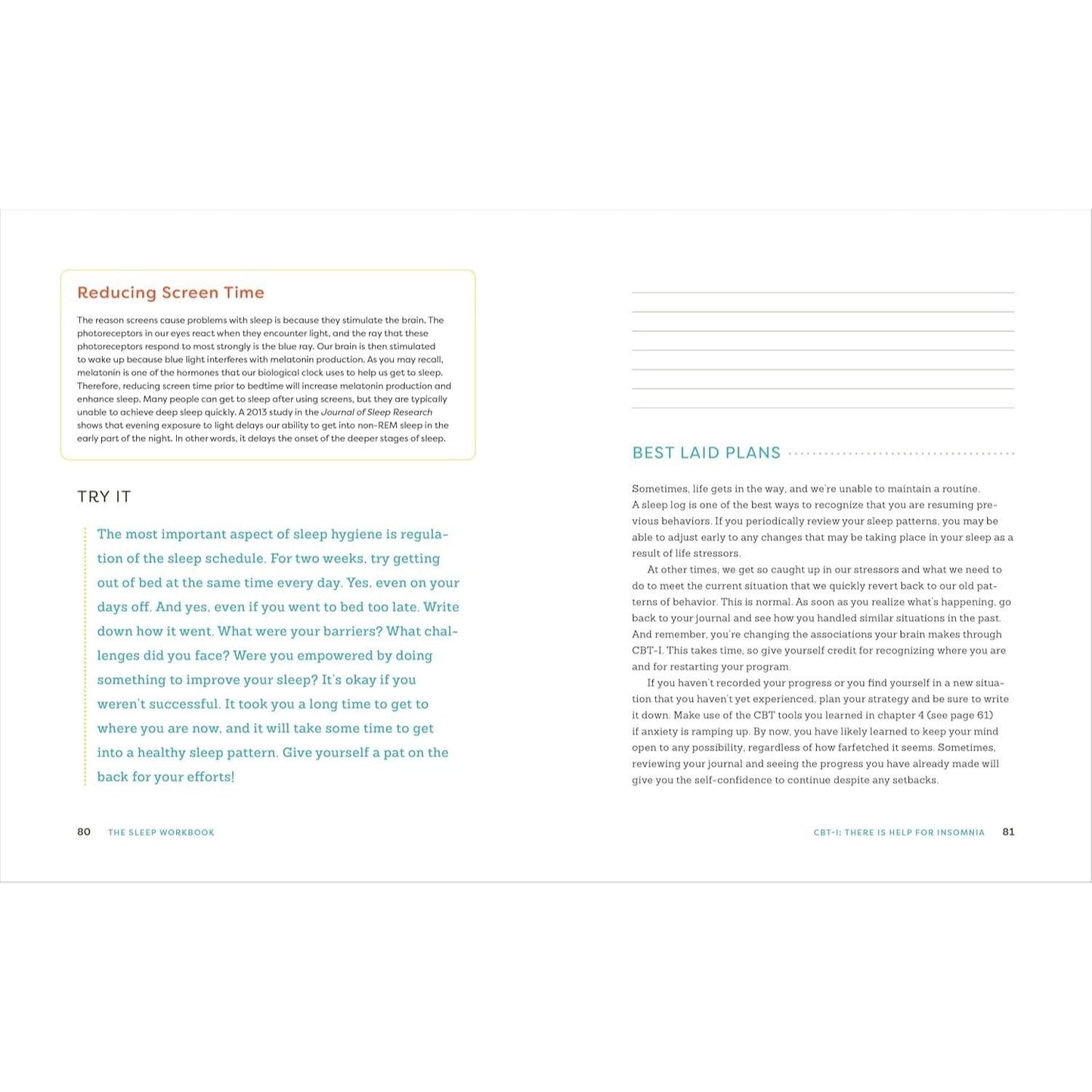The Sleep Workbook: Easy Strategies to Break the Anxiety-Insomnia Cycle