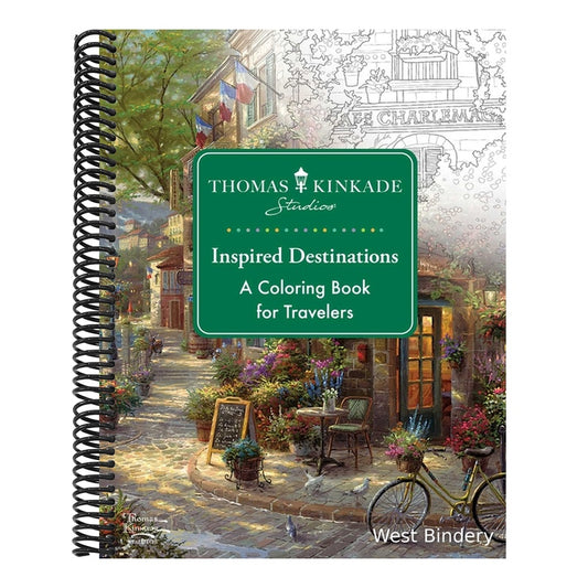 Thomas Kinkade Studios Inspired Destinations: A Coloring Book for Travelers