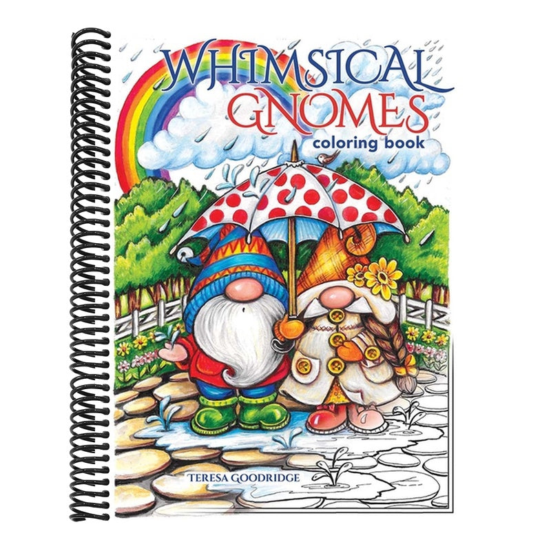 Whimsical Gnomes Coloring Book