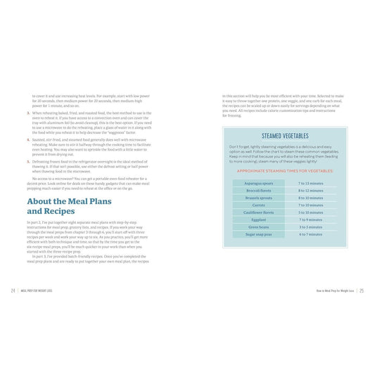 Meal Prep for Weight Loss: Weekly Plans and Recipes to Lose Weight the Healthy Way (Spiral Bound)