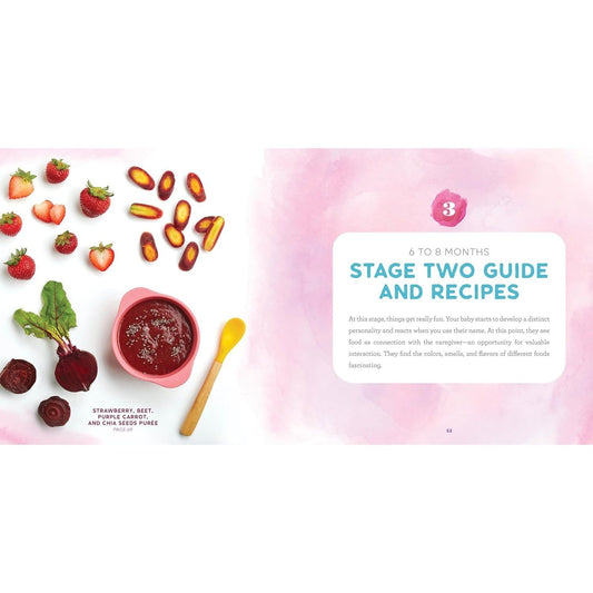 Stage-By-Stage Baby Food Cookbook: 100+ Purées and Baby-Led Feeding Recipes for a Healthy Start