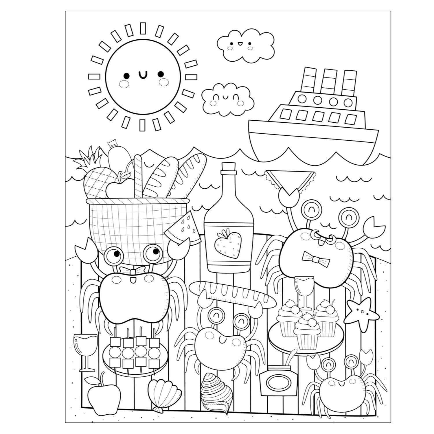 Mangatopia: Sea Creatures: An Underwater Coloring Book of Anime and Manga