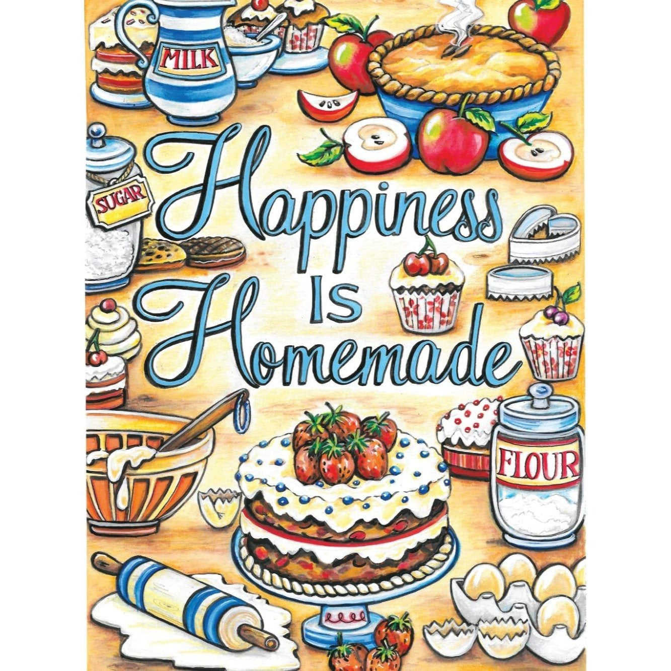 Creative Haven Cheerful Inspirations Coloring Book