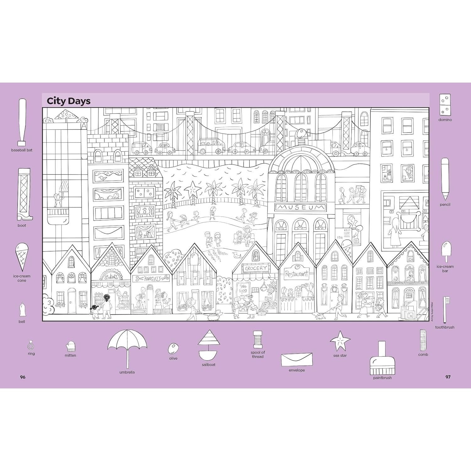Travel Puzzles: Kids Travel Activity Book with Over 100 Hidden Picture Puzzles, Highlights Travel Games for Ages 6-12, Great Travel Gift for Road Trip