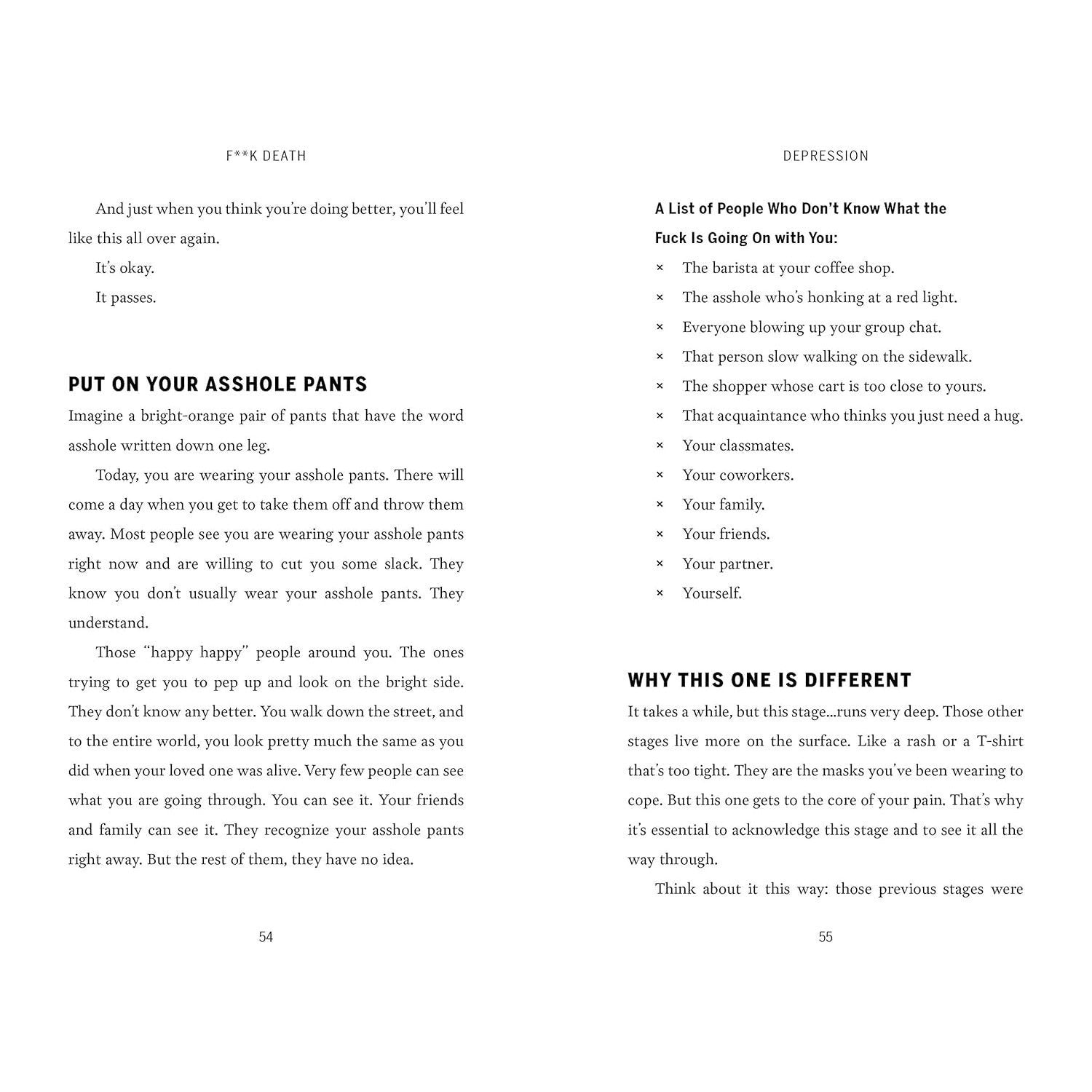 Hardcore Grief Recovery: An Honest Guide to Getting Through Grief Without the Condolences, Sympathy, and Other Bs (Spiral Bound)