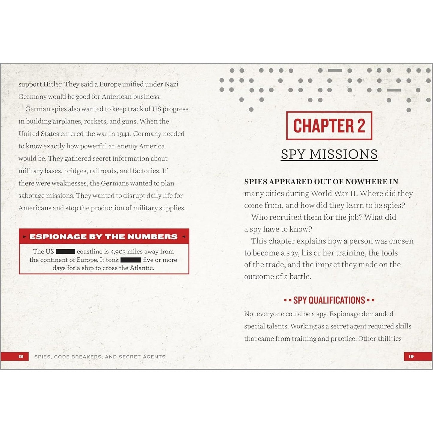 Spies, Code Breakers, and Secret Agents: A World War II Book for Kids