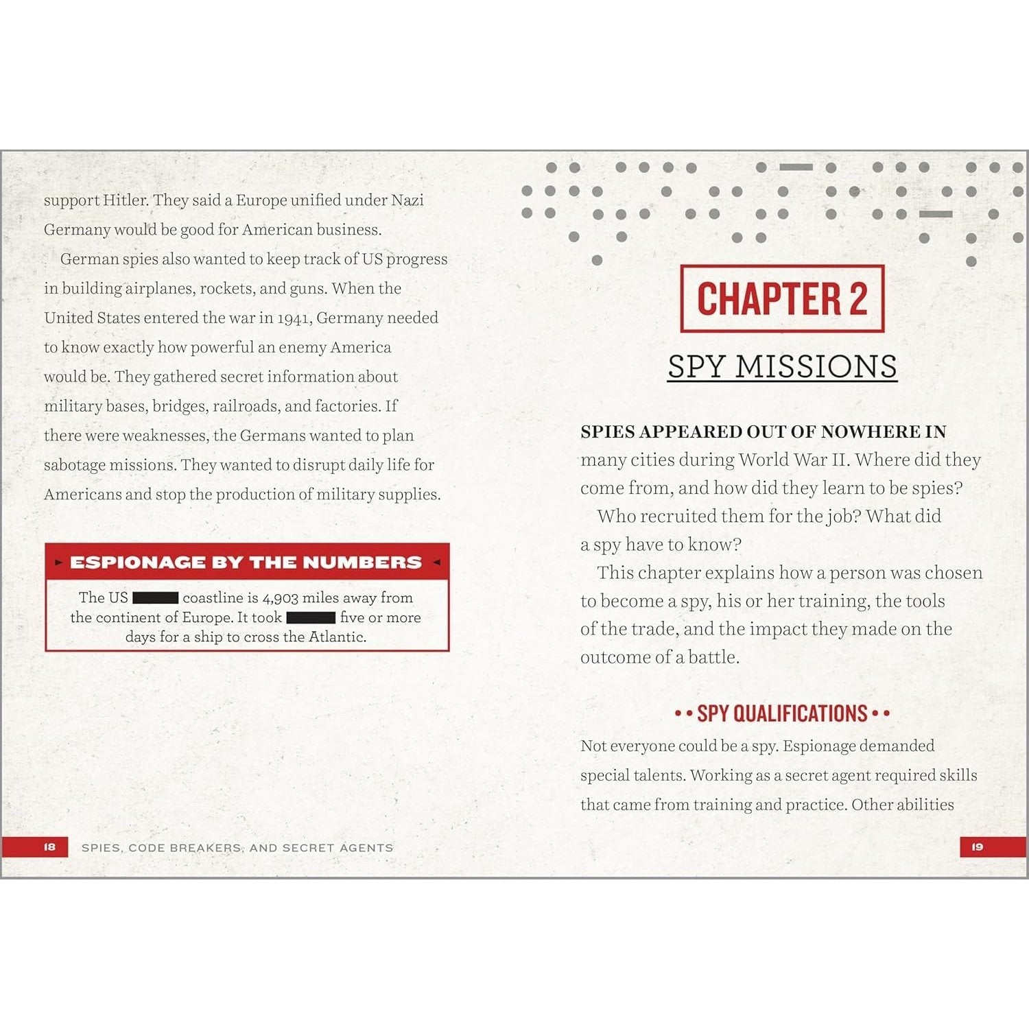 Spies, Code Breakers, and Secret Agents: A World War II Book for Kids