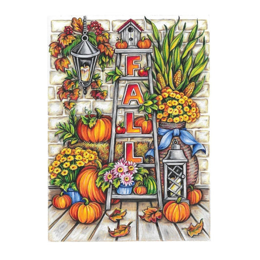 Creative Haven Autumn Charm Coloring Book (Adult Coloring Books: Seasons)