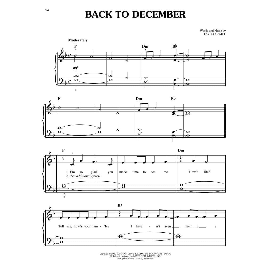 Taylor Swift Easy Piano Anthology - 2nd Edition: Easy-Level Song Arrangements with Lyrics (Revised) (Spiral Bound)