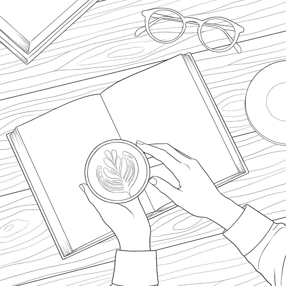 Bookish: The Coloring Book (Art & Ephemera for Bookworms & Bibliophiles)