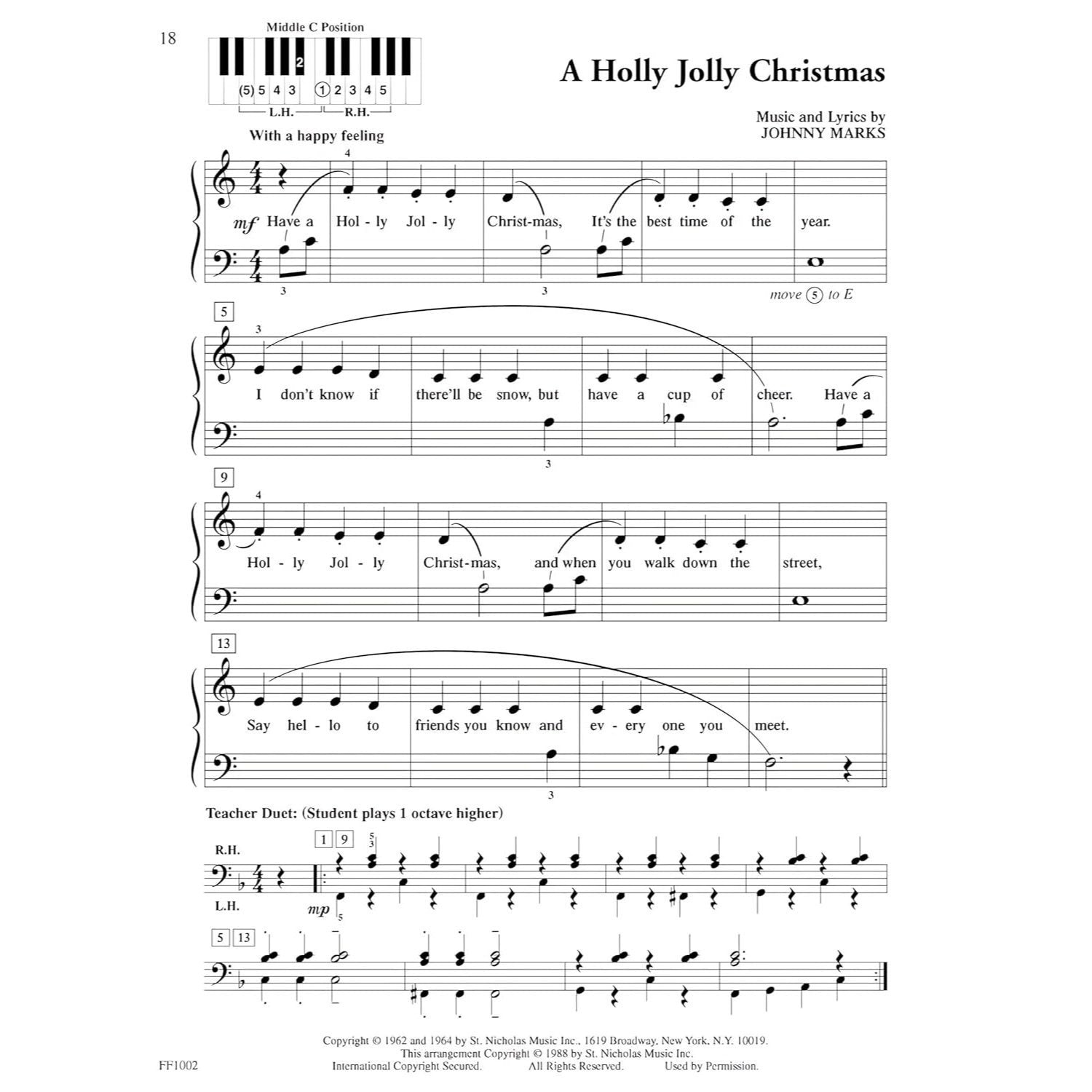 Playtime Piano: Christmas Level 1 Beginner Holiday Sheet Music for Kids Early Elementary Piano Songbook with Popular Carols and Christmas Classics Fab (Other)
                       , (Other)