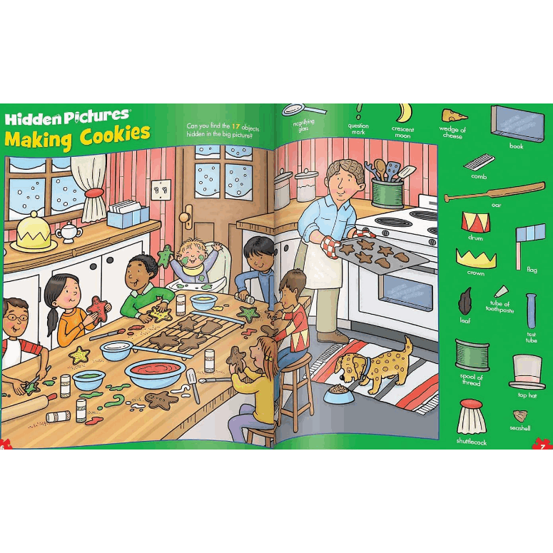 Christmas Puzzles: Kids Christmas Puzzle Book with Mazes, Hidden Pictures, Matching Games and More Than 100 Holiday Activities for Kids 6 and Up