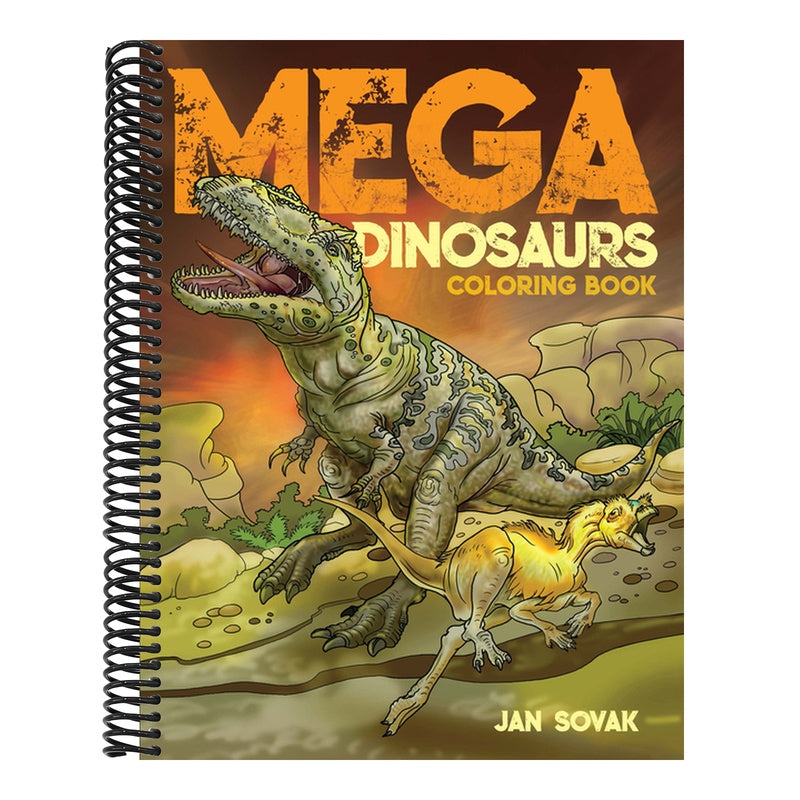 Mega Dinosaurs Coloring Book