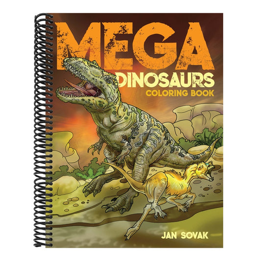 Mega Dinosaurs Coloring Book