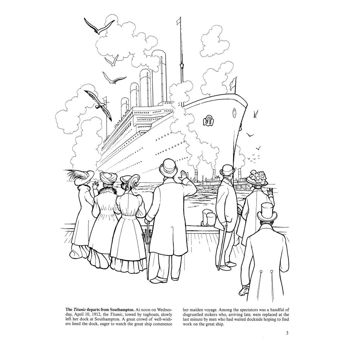 The Titanic Coloring Book
