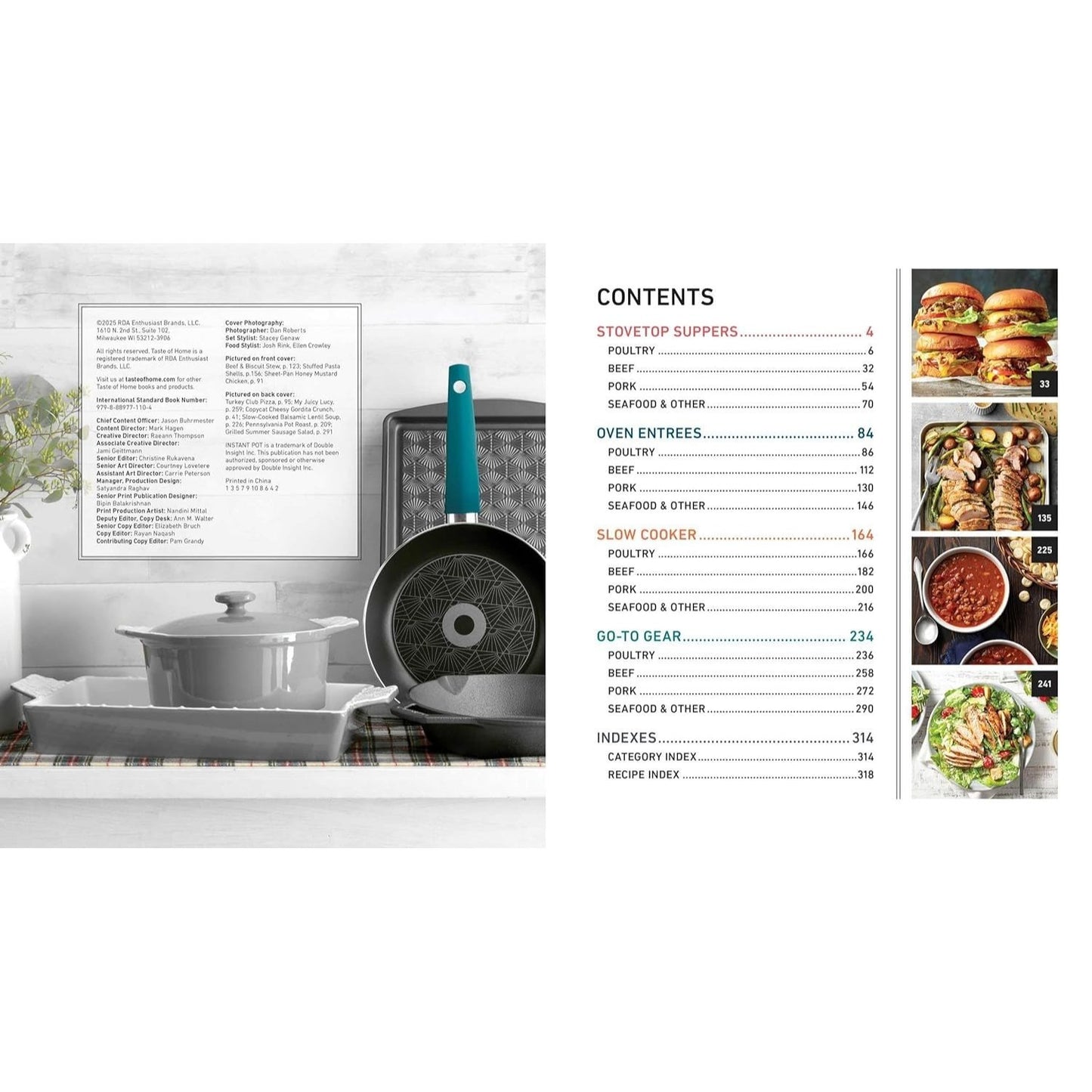 Taste of Home One-Dish Meals: Quick and Easy Cookbook with 210 Recipes for Skillets, Slow Cookers, and Casseroles
