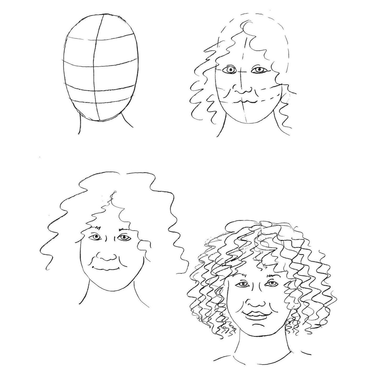 How to Draw Faces: Step-By-Step Drawings!