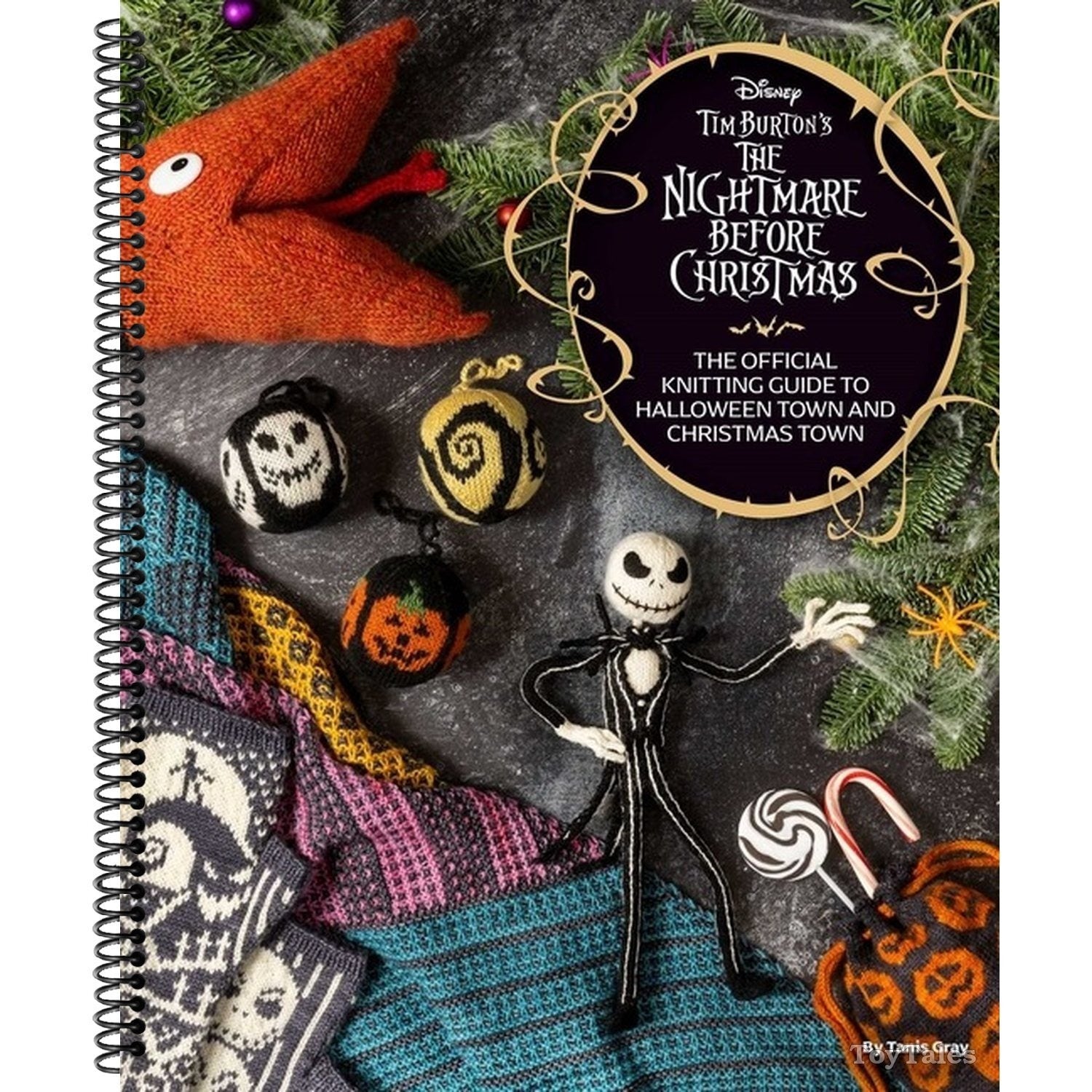 Disney Tim Burton's the Nightmare Before Christmas: The Official Knitting Guide to Halloween Town and Christmas Town (Spiral Bound)