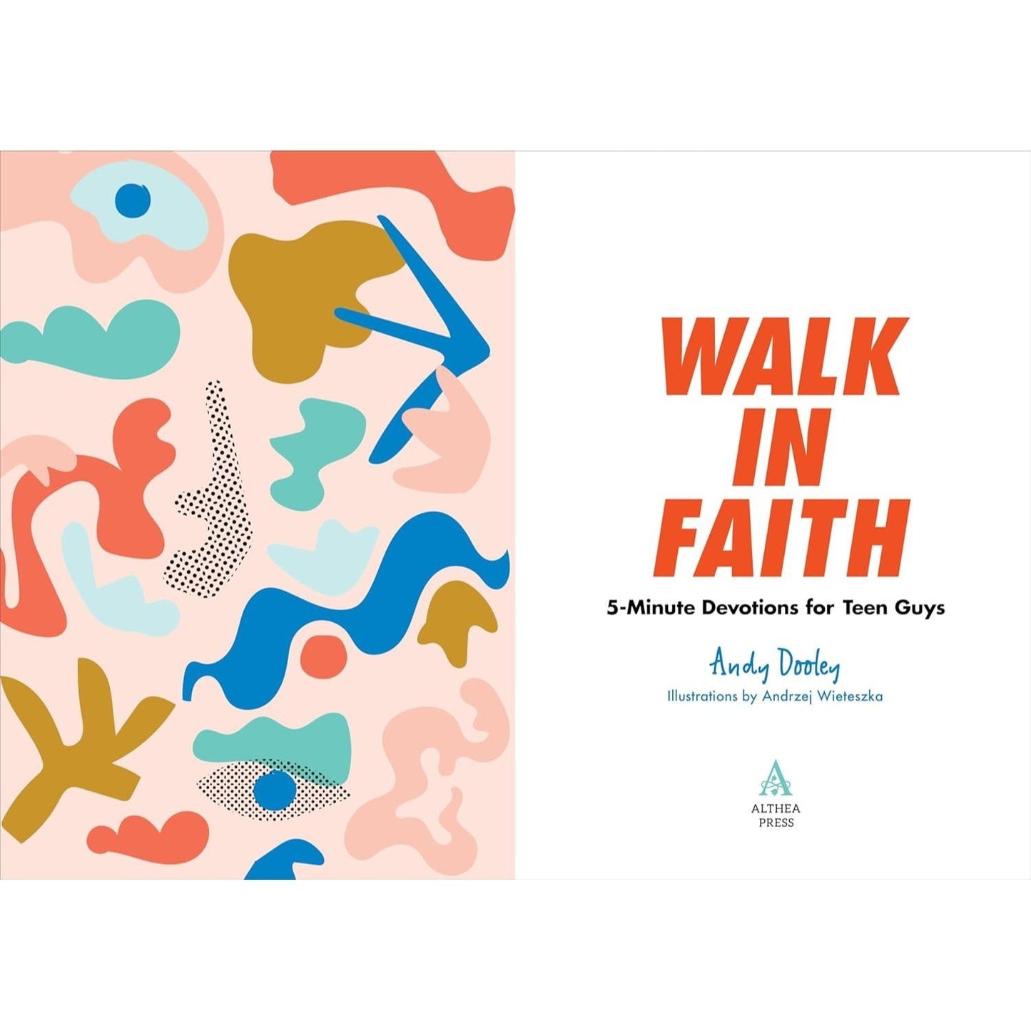 Walk in Faith: 5-Minute Devotions for Teen Guys (Spiral Bound)