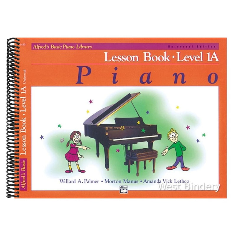 Alfred's Basic Piano Library Lesson Book, Bk 1a: Book & CD (Alfred's Basic Piano Library #1) (Author)
                       , (Author)
                       , (Author) (Spiral Bound)