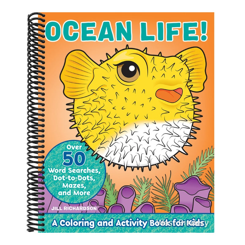 Ocean Life!: A Coloring and Activity Book for Kids