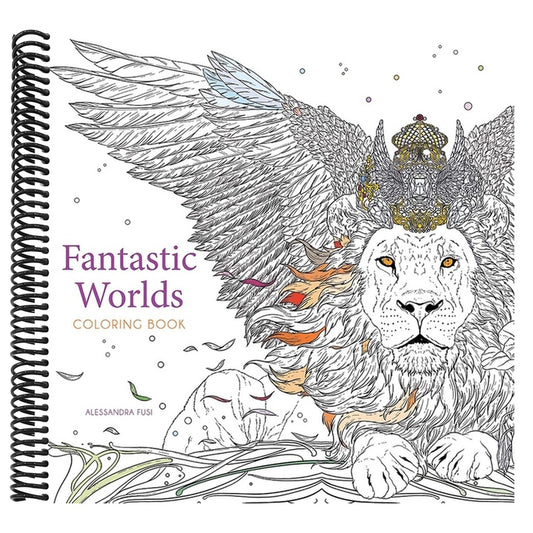 Fantastic Worlds Coloring Book