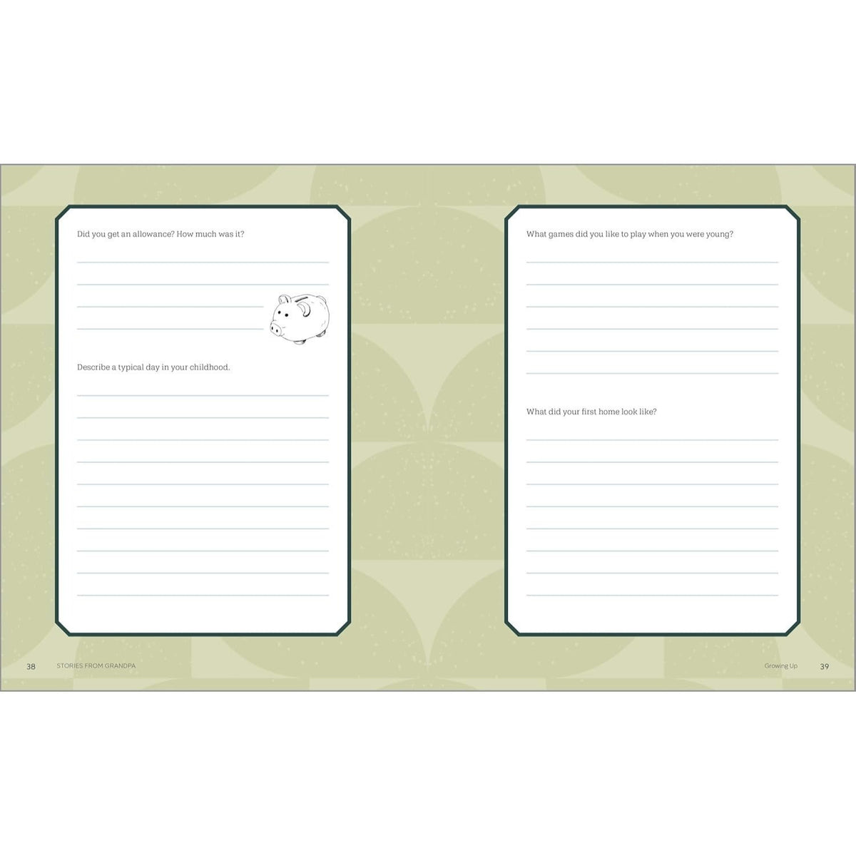 Stories from Grandpa: A Fill-In Journal and Family Keepsake