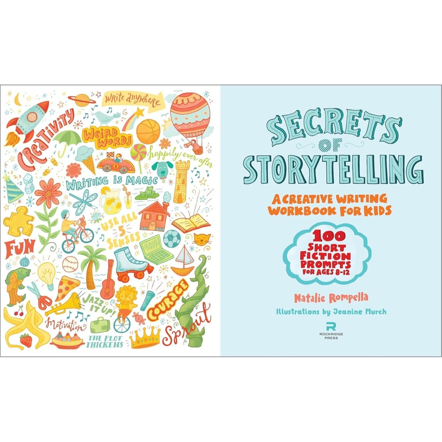 Secrets of Storytelling: A Creative Writing Workbook for Kids (Spiral Bound)