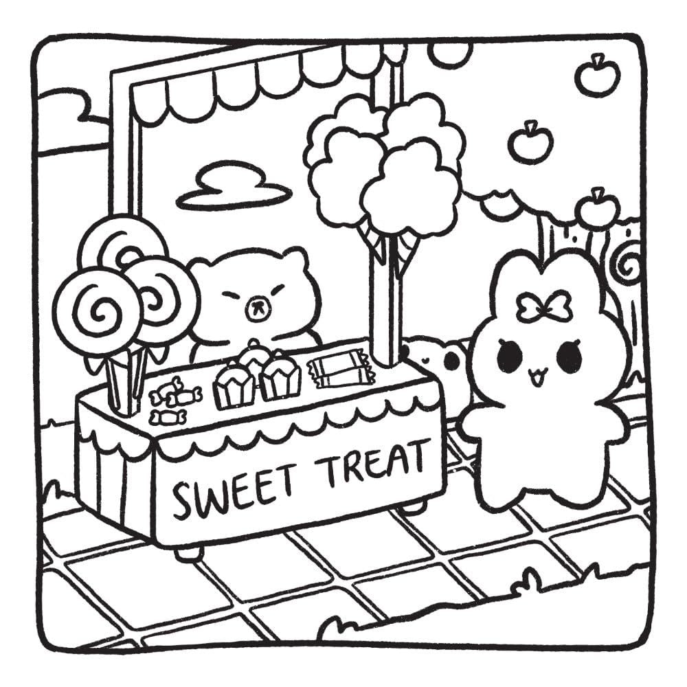 Comfy Buddies: A Cozy Coloring Book