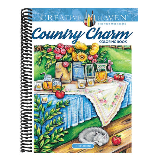Creative Haven Country Charm Coloring Book