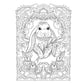 Creative Haven Boho Bunnies Coloring Book