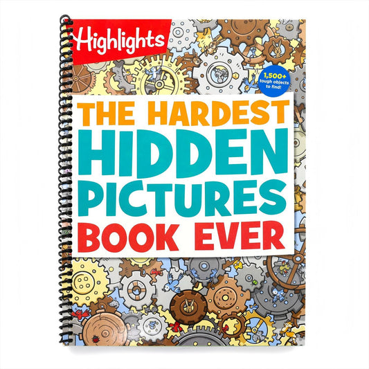 The Hardest Hidden Pictures Book Ever: Ultra-Challenging Brain Games for Kids Ages 8-12, Advanced Seek and Find Puzzles Book with Over 1,500 Hidden Object (Spiral Bound)